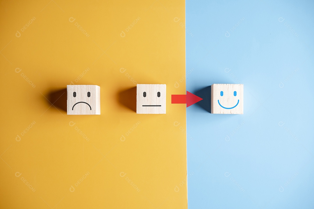 Mudança Nível de avaliação de saúde mental máximo positivo.