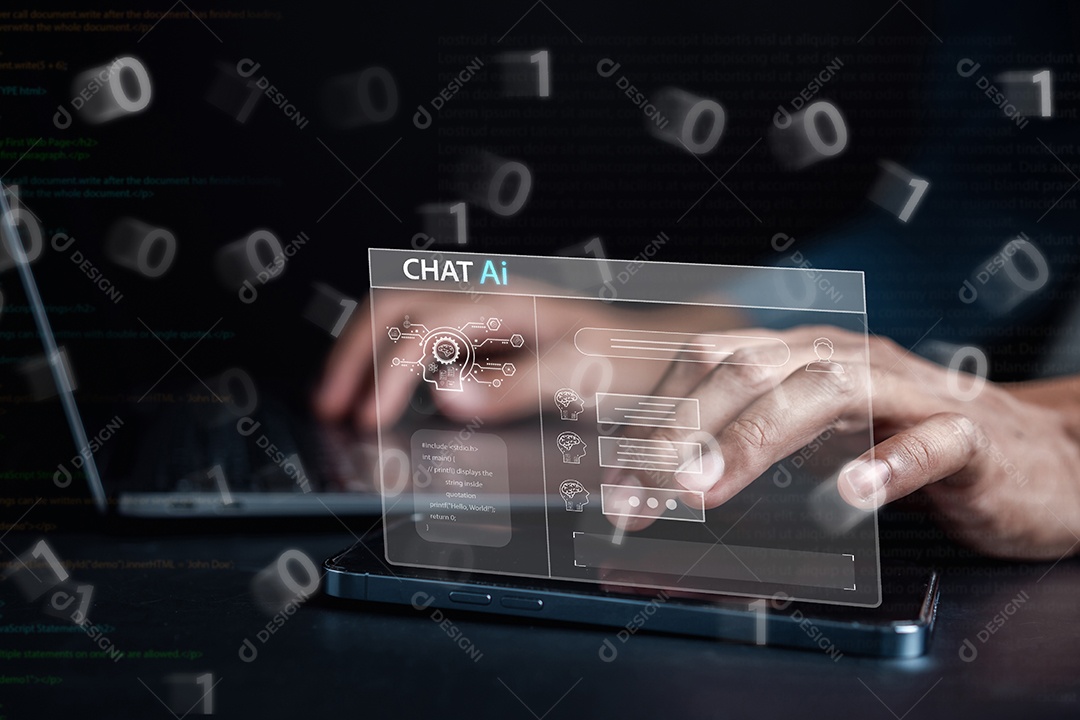 Chat AI, Inteligência Artificial, tecnologia de software digital, desenvolvimento de aplicativos móveis