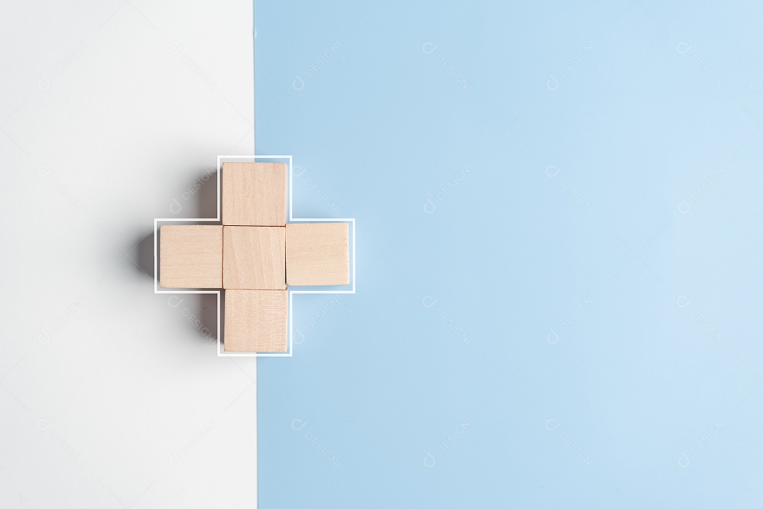 Conceito de seguro de saúde.