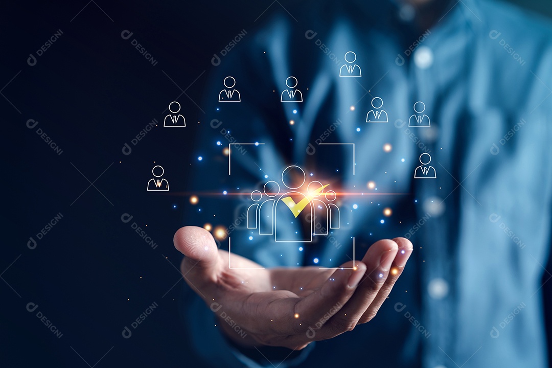 RH ou contratação de recursos humanos. Novos sites seletivos de recrutamento de carreira.