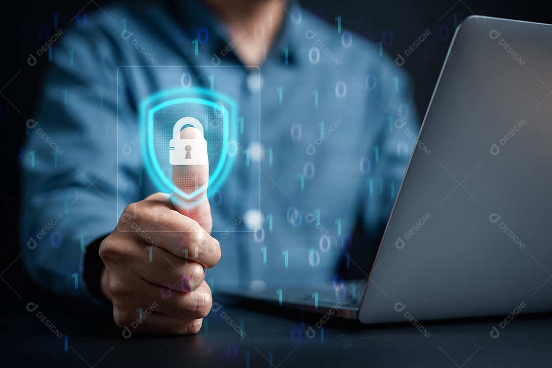 Conceitos de cibersegurança e privacidade para proteger os dados.