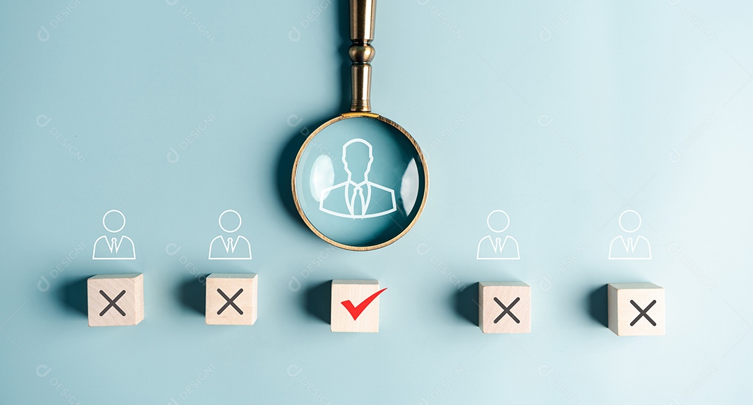 RH ou Contratação para novos sites de recrutamento seletivo de carreira. recrutamento com tecnologia online.