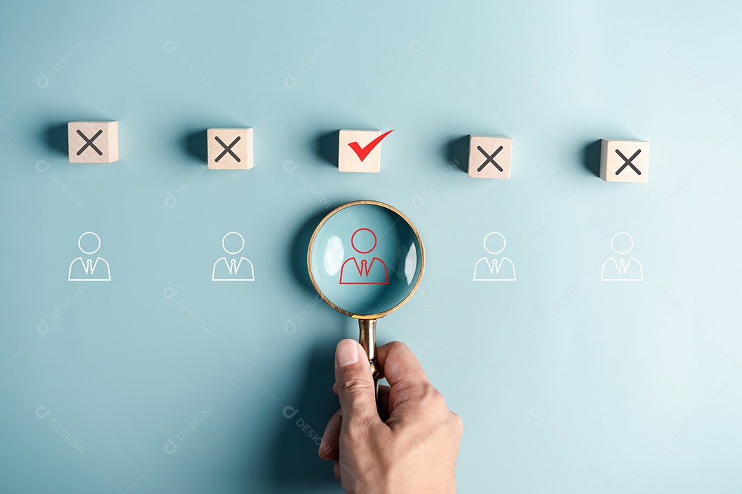 RH ou Contratação para novos sites de recrutamento seletivo de carreira. recrutamento com tecnologia online.