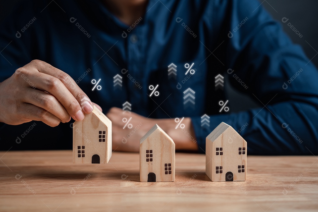 Aumento do valor do imóvel ou casa de propriedade.