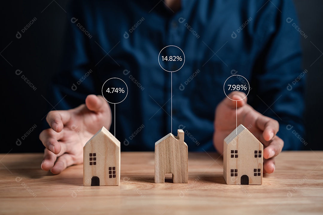 Aumento do valor do imóvel ou casa de propriedade.