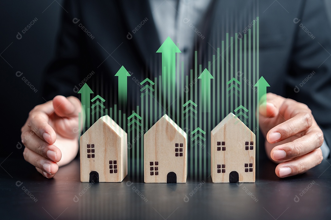 Melhor taxa de juros de propriedades e imóveis, aumento do empréstimo para financiamento da casa do proprietário.