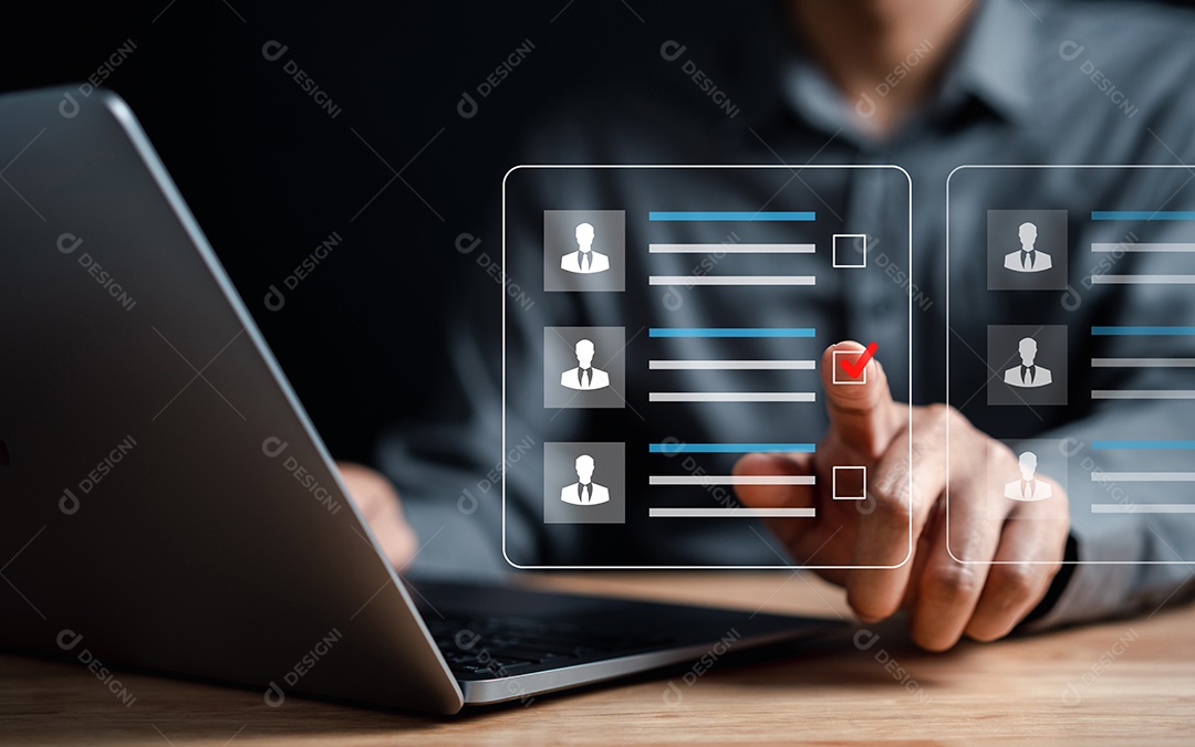 RH ou contratação de recursos humanos. Novos sites seletivos de recrutamento de carreira.
