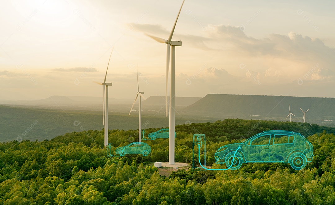 Energia sustentável para veículos elétricos