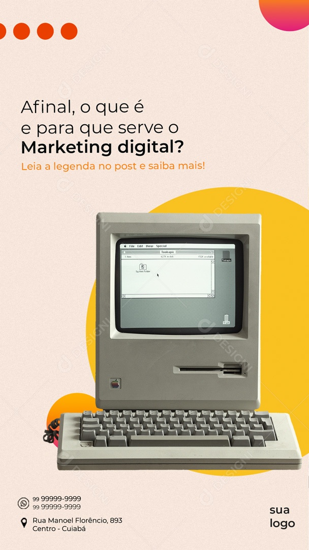 Social Media Story Marketing Digital Para Que Serve PSD Editavel