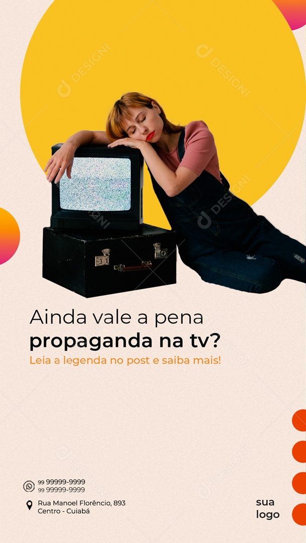 Social Media Story Marketing Digital PSD Editavel