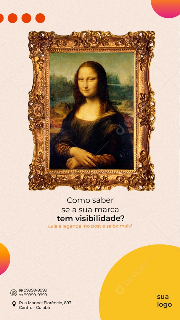 Social Media Story Marketing Digital PSD Editavel