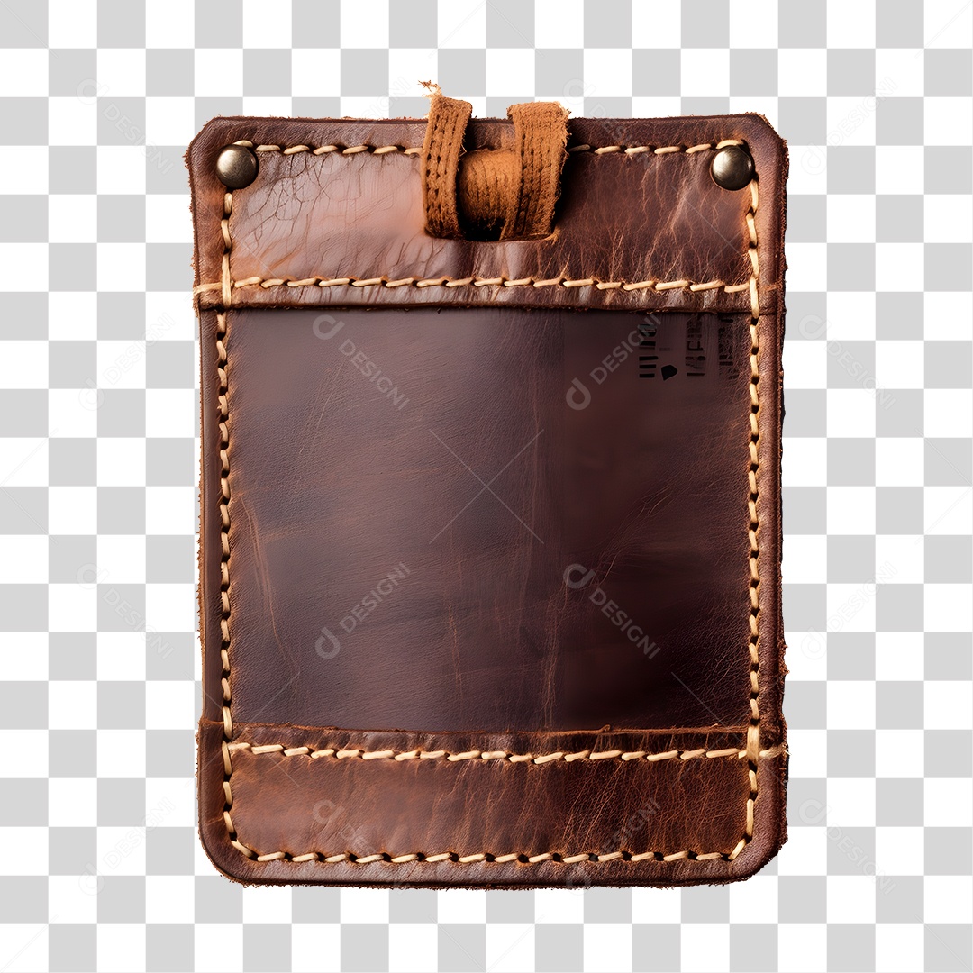 Elemento 3D Carteira De Couro De São João Para Composição PNG Transparente