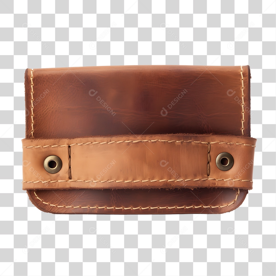Elemento 3D Carteira De Couro De São João Para Composição PNG Transparente