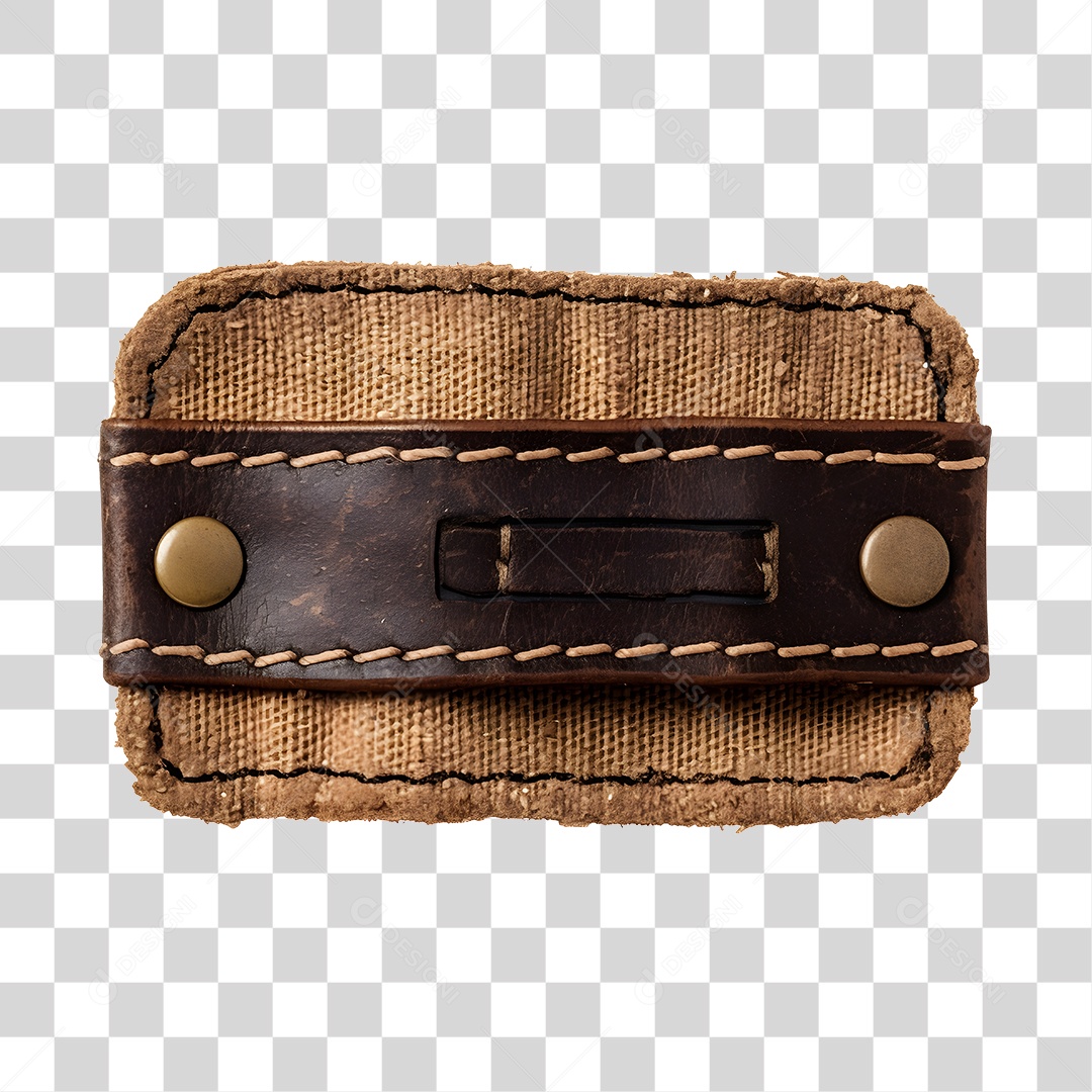 Elemento 3D Carteira De Couro De São João Para Composição PNG Transparente