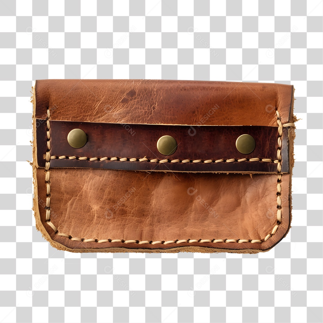 Elemento 3D  Carteira De Couro De São João Para Composição PNG Transparente