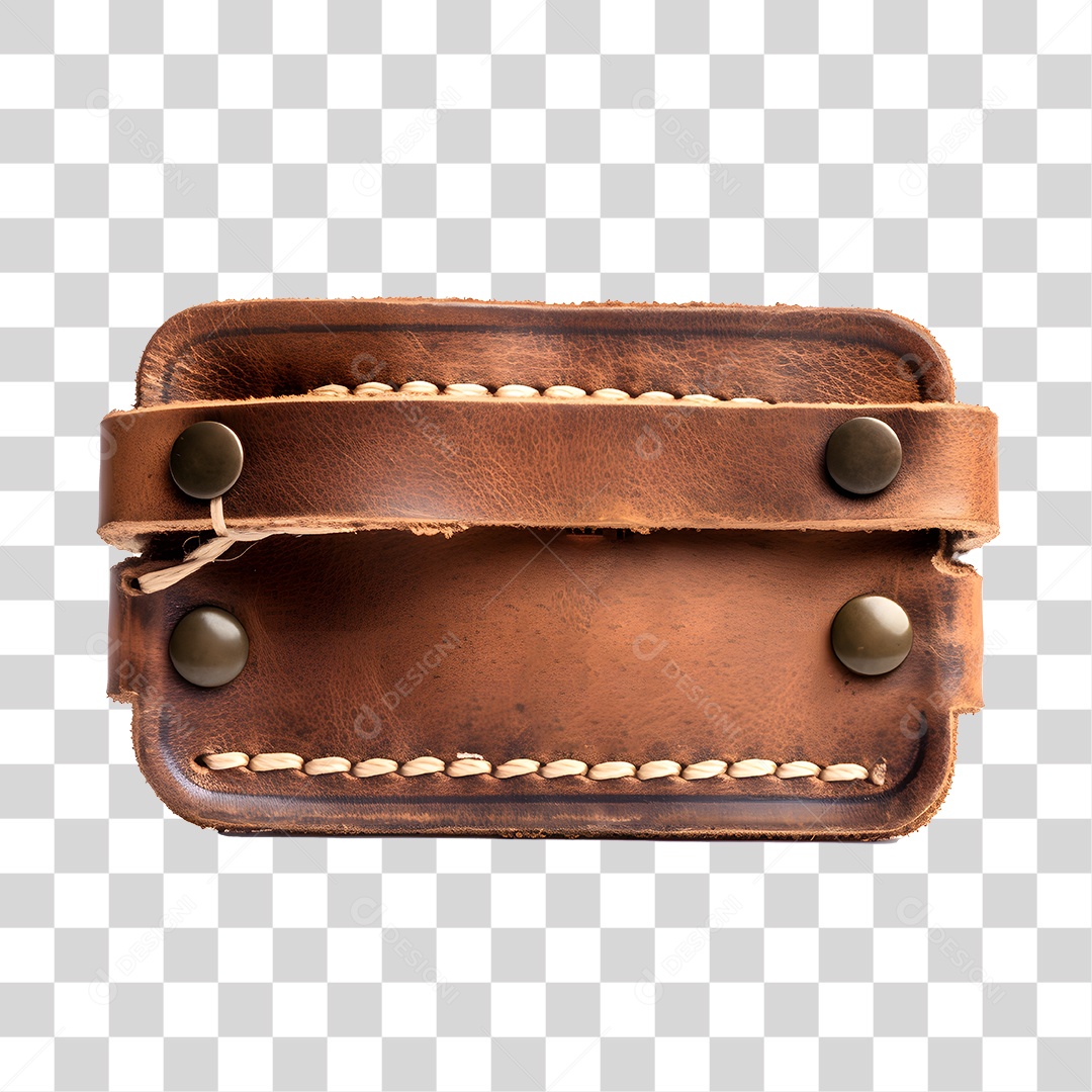 Elemento 3D Carteira De Couro De São João Para Composição PNG Transparente