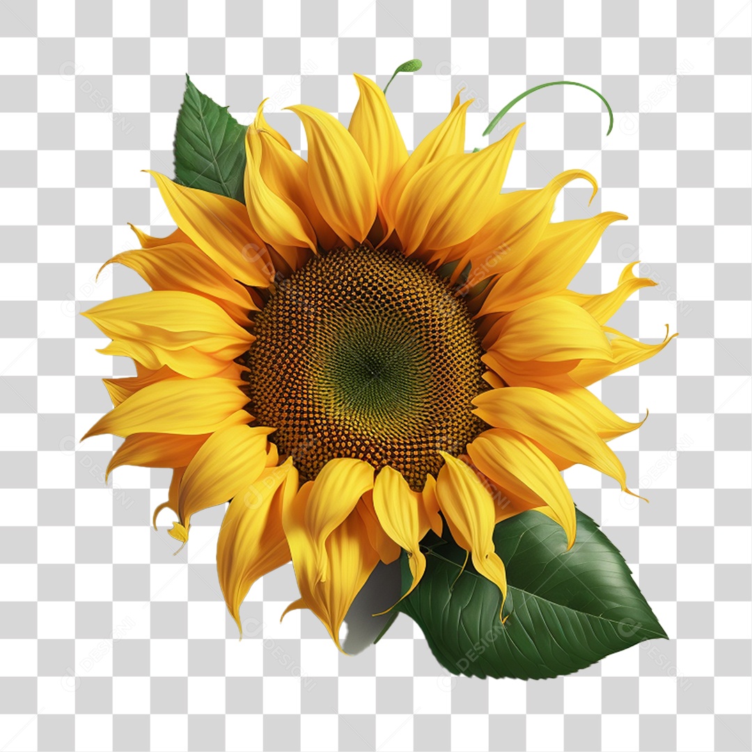 Flor Girassol PNG Transparente