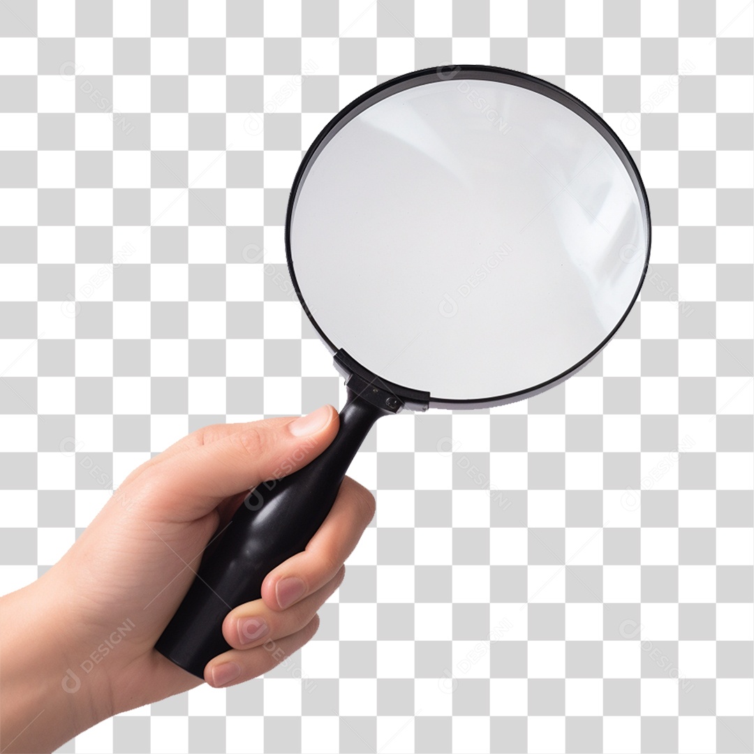 Mão Segurando Uma Lupa PNG Transparente