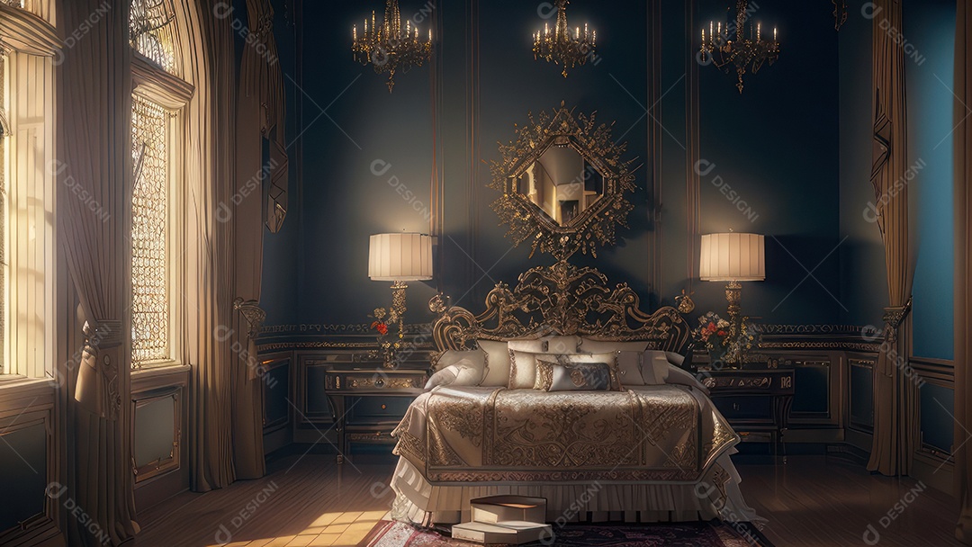 Linda imagem realista de igreja.