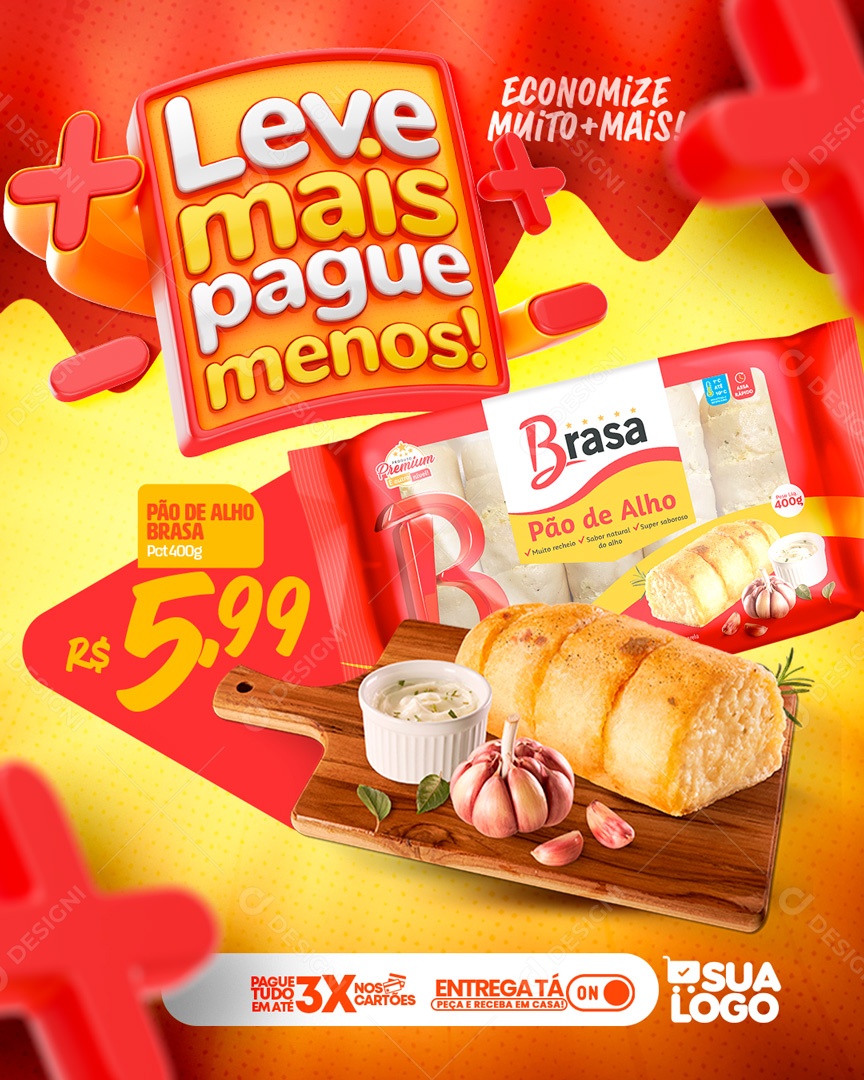 Social Media Story Leve Mais Pague Menos Produtos PSD Editavel