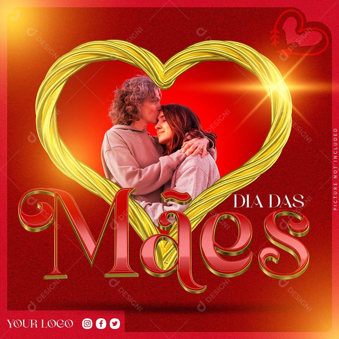 Happy Mother's Day May 14th Social Media PSD Editable