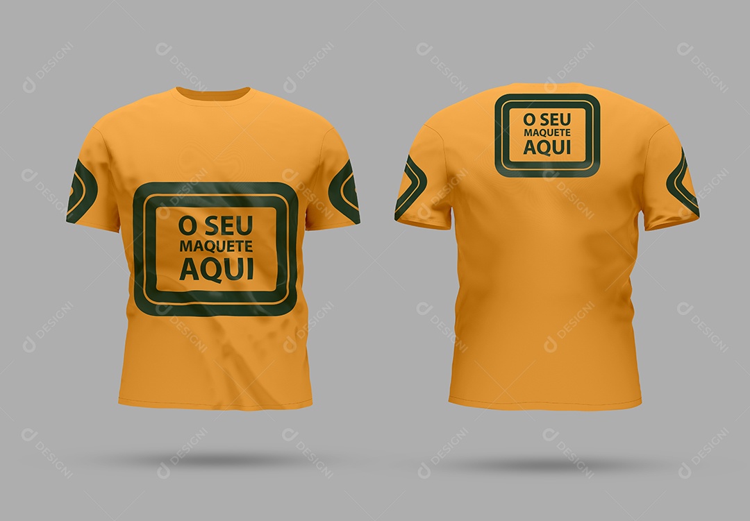 Camiseta Mockup Vista Frente e Verso PSD