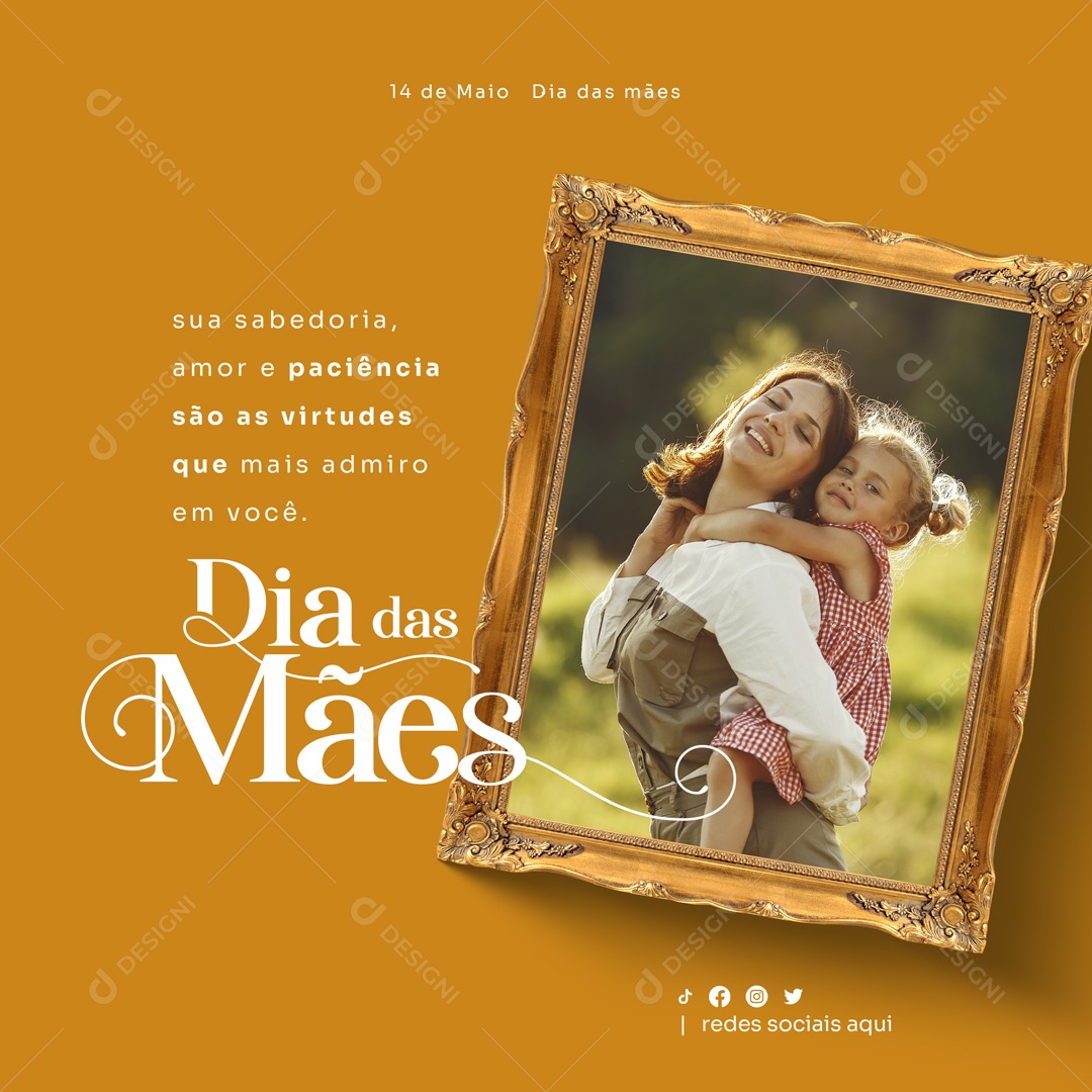 Dia Das Mães 14 de Maio Social Media PSD Editável