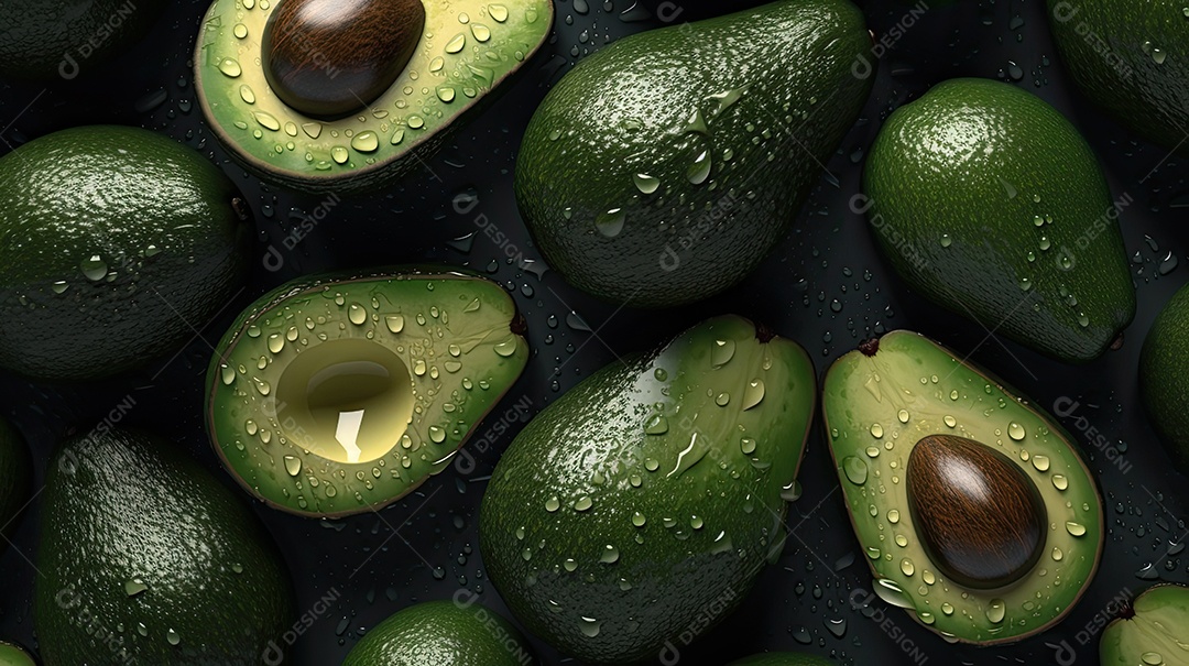 Ilustração de abacates