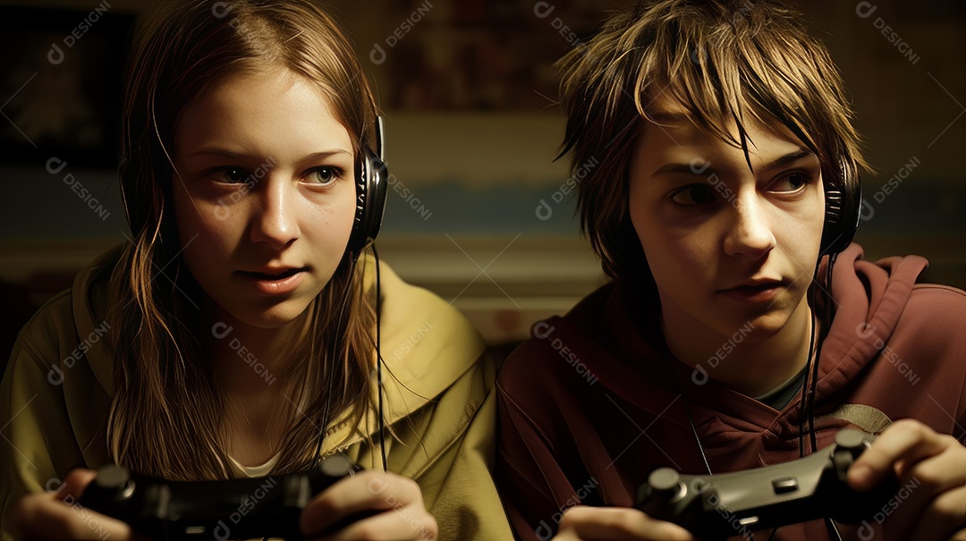 Jovem jogador sentado em uma mesa jogando videogame.