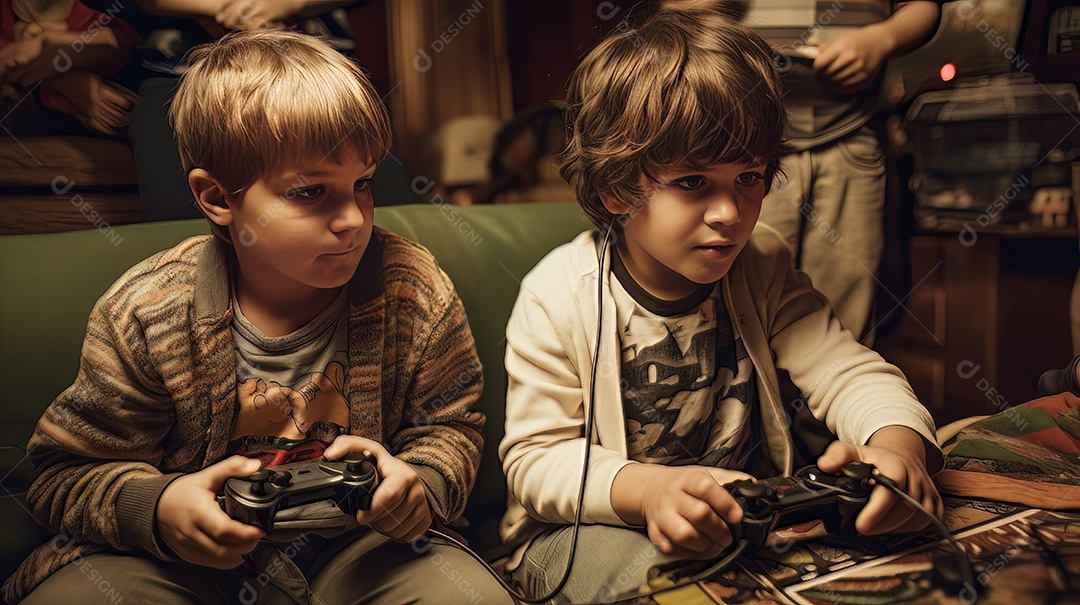 Jovem jogador sentado em uma mesa jogando videogame.