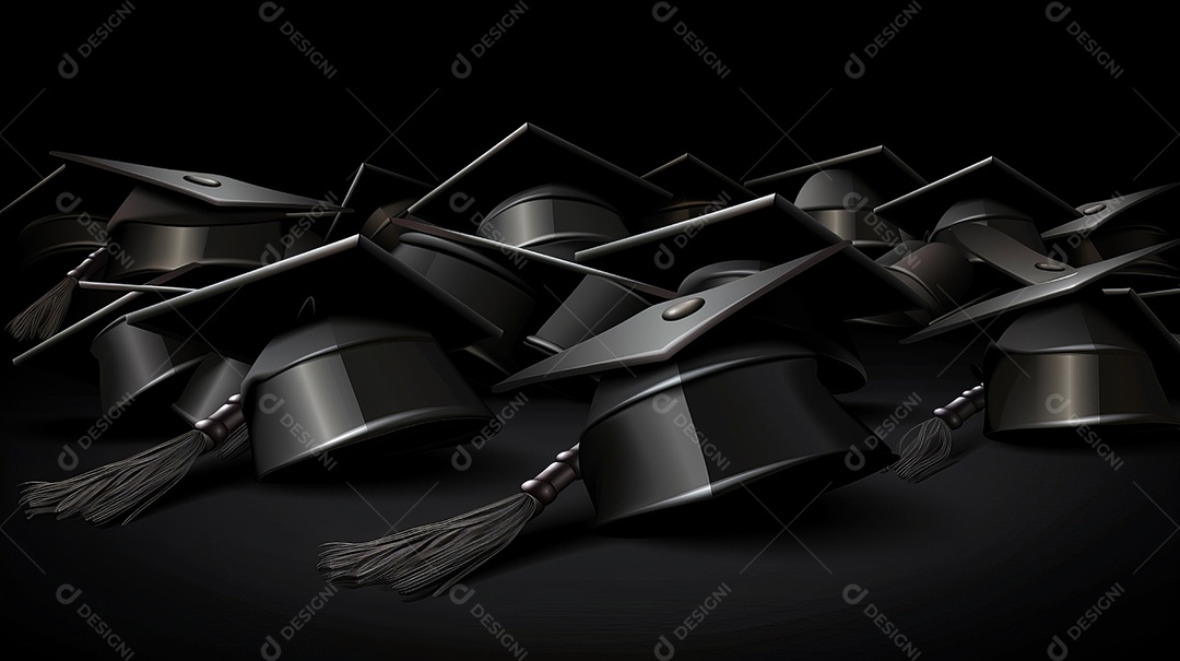 Placa de argamassa e um diploma de graduação aprendizagem de graduação.