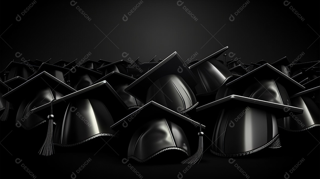 Placa de argamassa e um diploma de graduação aprendizagem de graduação.