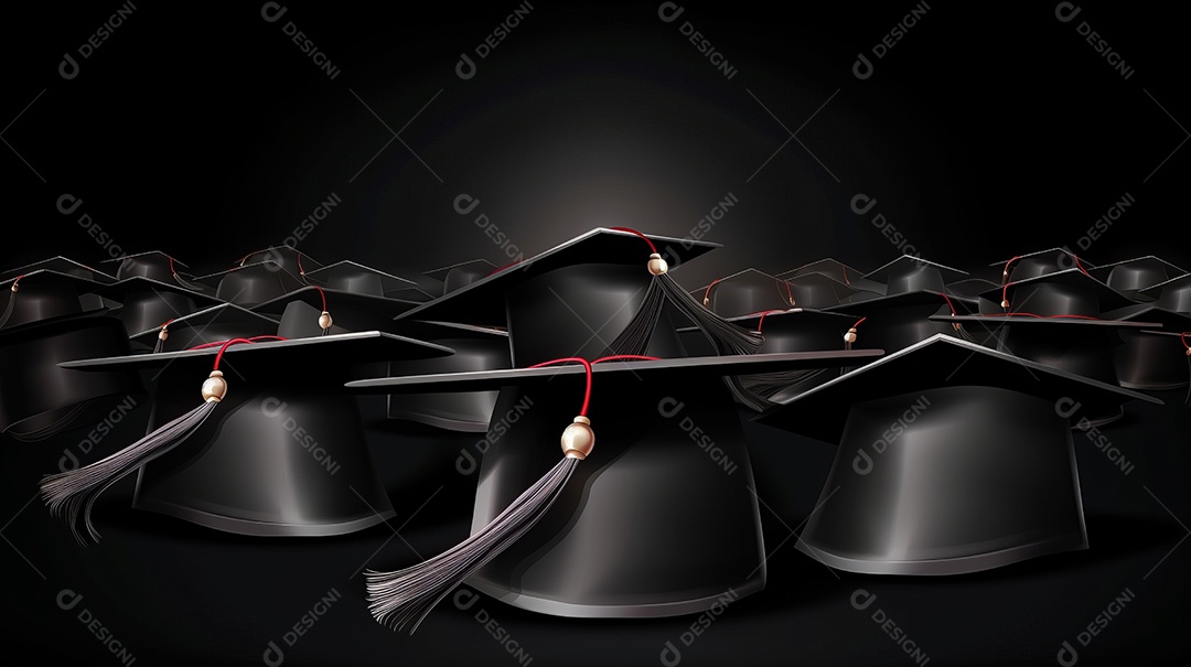 Placa de argamassa e um diploma de graduação aprendizagem de graduação.