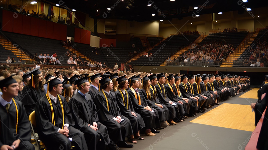 Placa de argamassa e um diploma de graduação aprendizagem de graduação.