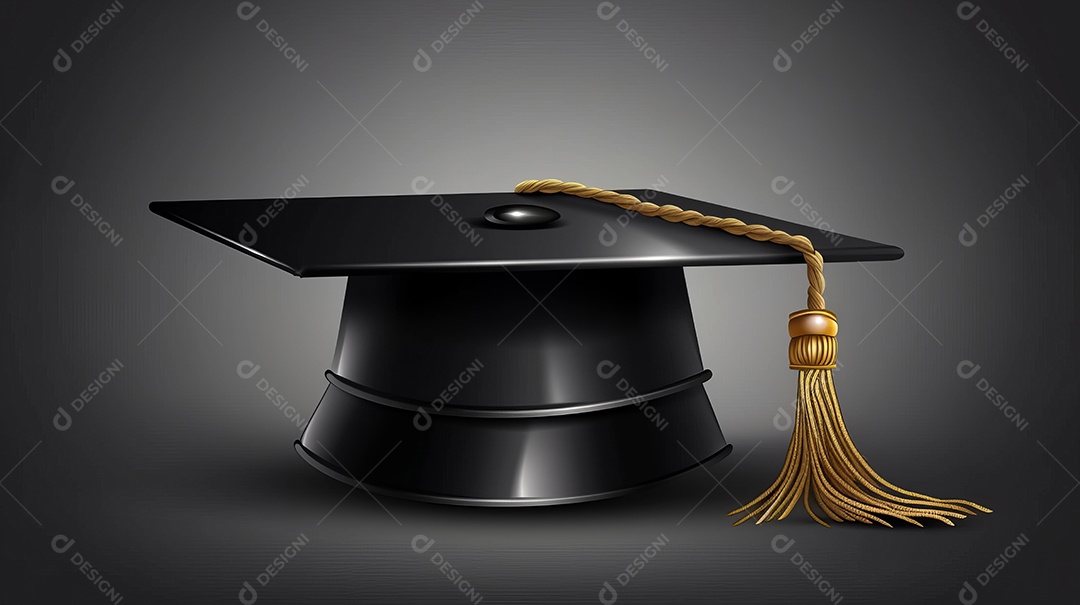 Placa de argamassa e um diploma de graduação aprendizagem de graduação.