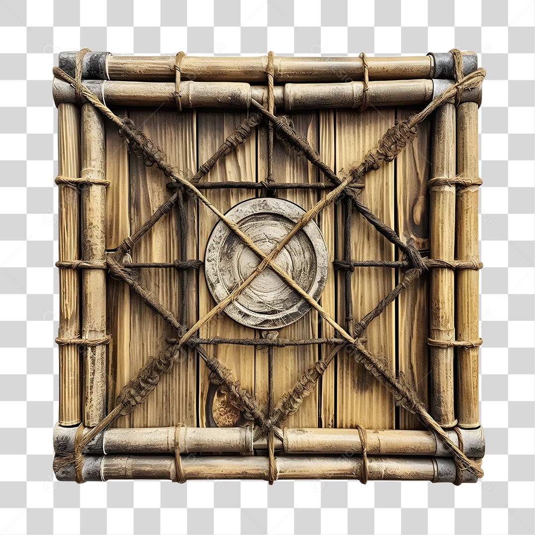 Elemento 3D De Bambu De São João Para Composição PNG Transparente