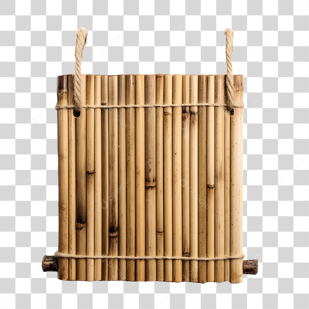 Elemento 3D De Bambu De São João Para Composição PNG Transparente
