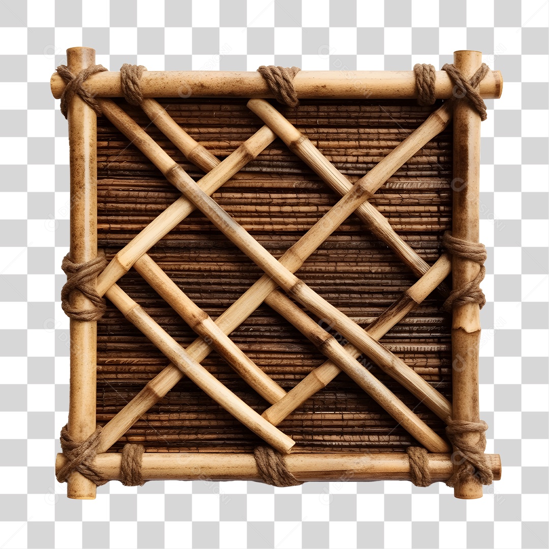 Elemento 3D De Bambu De São João Para Composição PNG Transparente