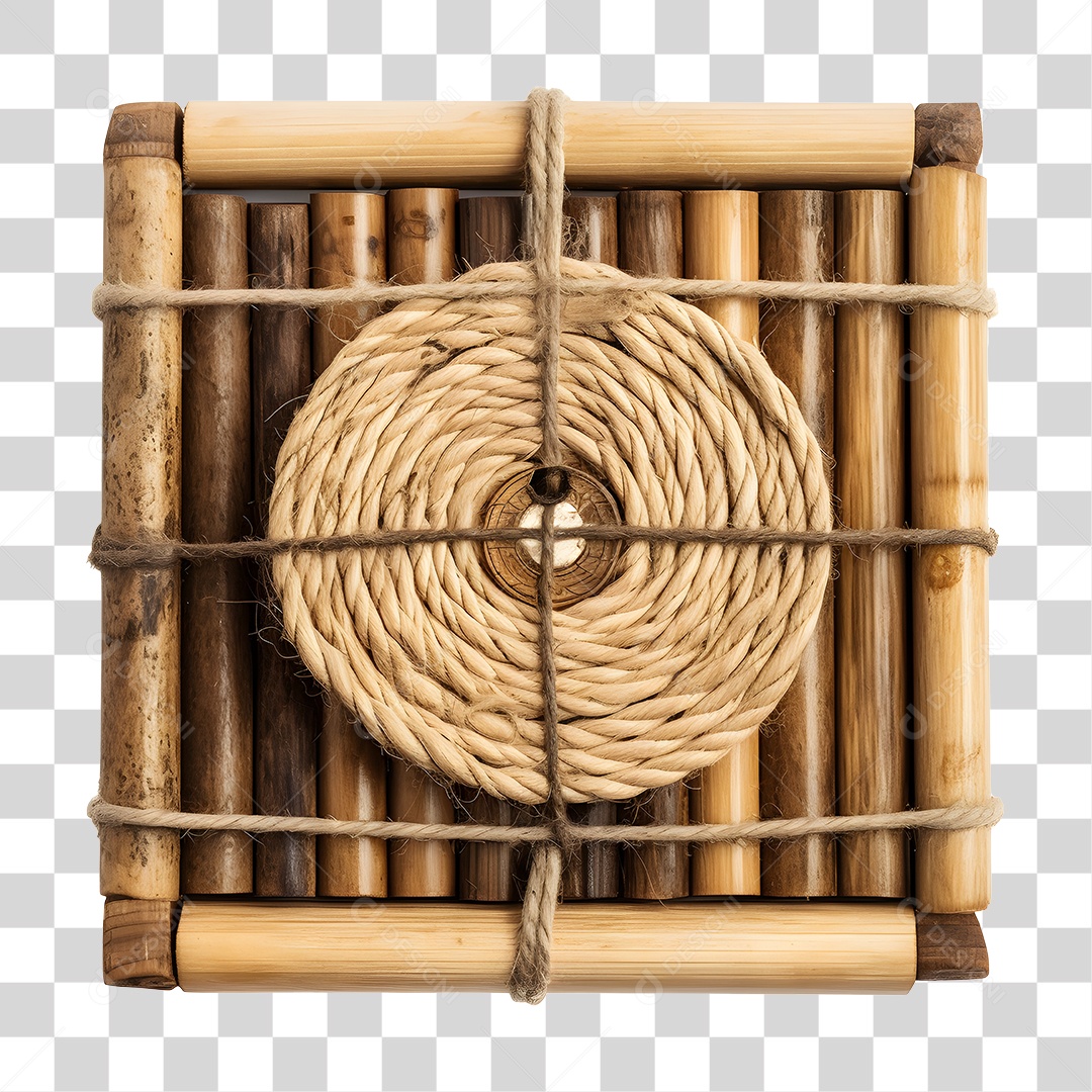 Elemento 3D De Bambu De São João Para Composição PNG Transparente