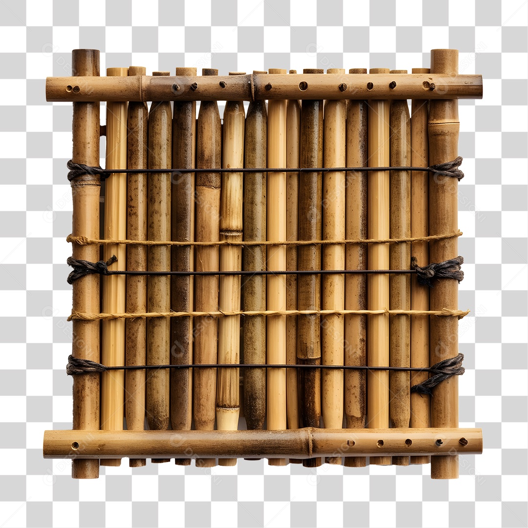 Elemento 3D De Bambu De São João Para Composição PNG Transparente