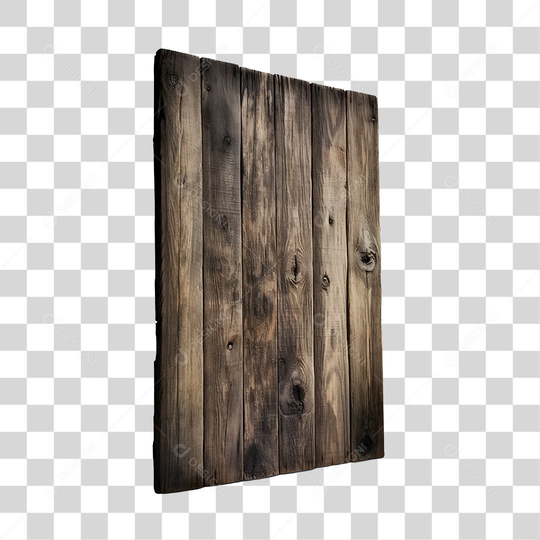 Elemento 3D Placa De Madeira De São João Para Composição PNG Transparente