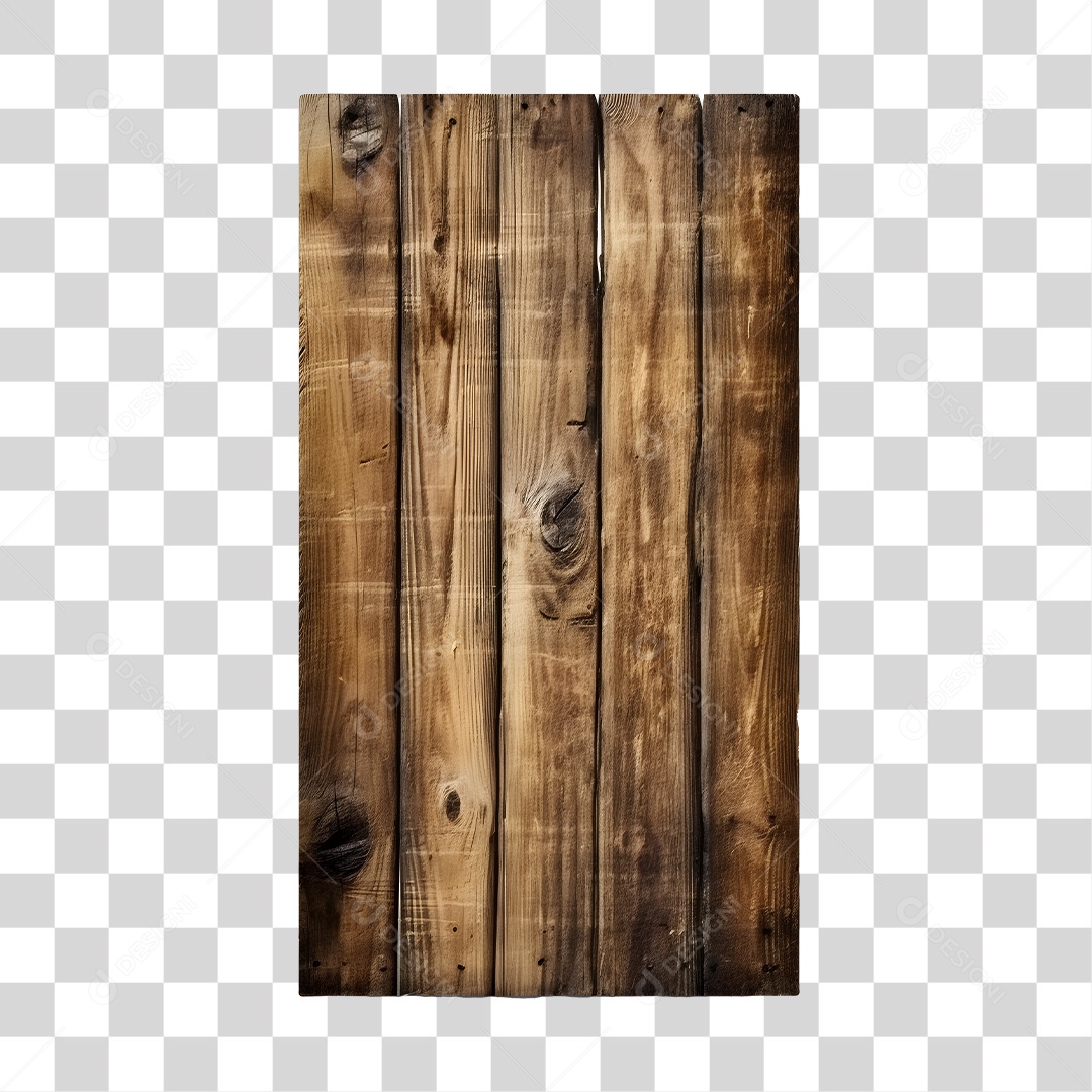 Elemento 3D Pedaço De Madeira De São João Para Composição PNG Transparente