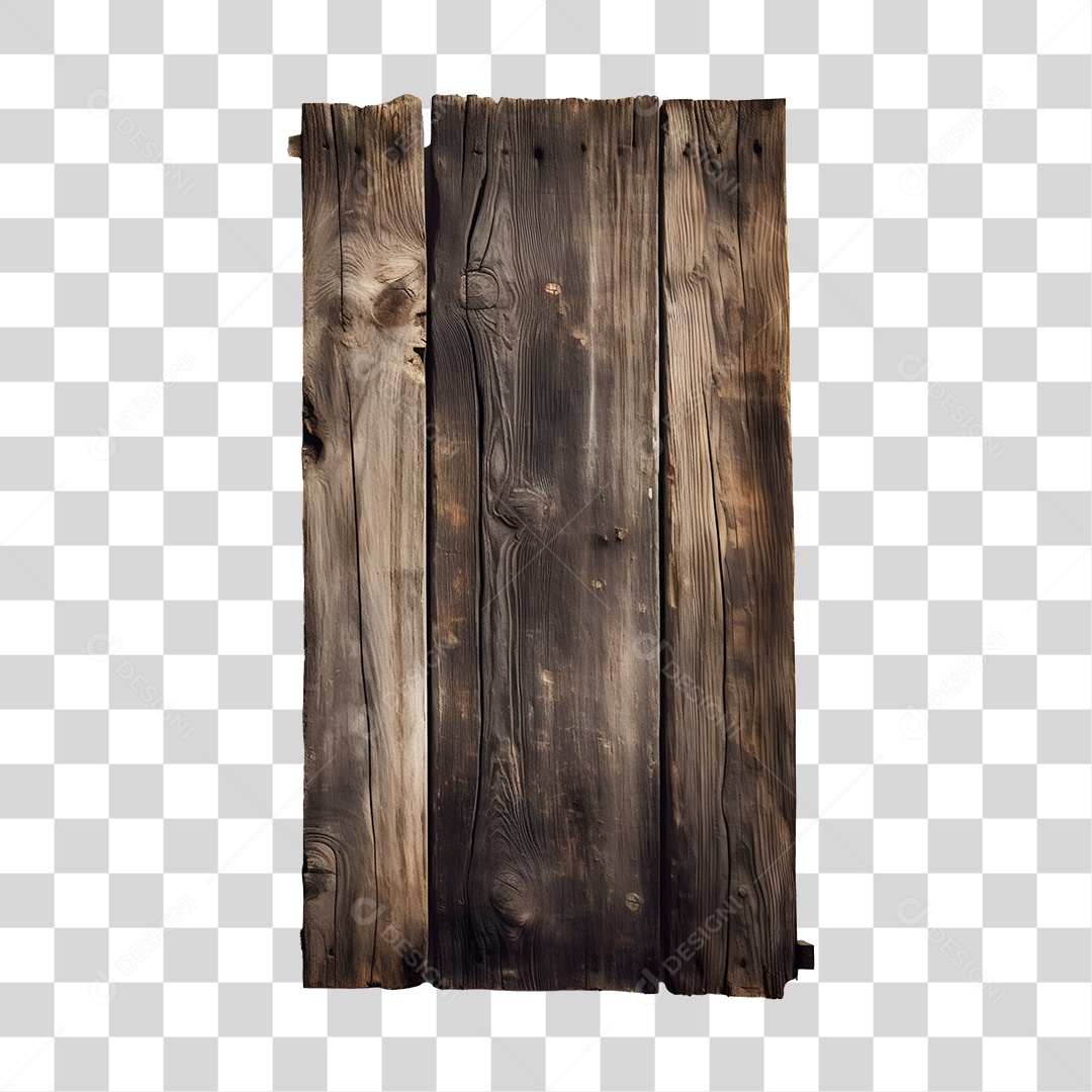 Elemento 3D Pedaço De Madeira De São João Para Composição PNG Transparente