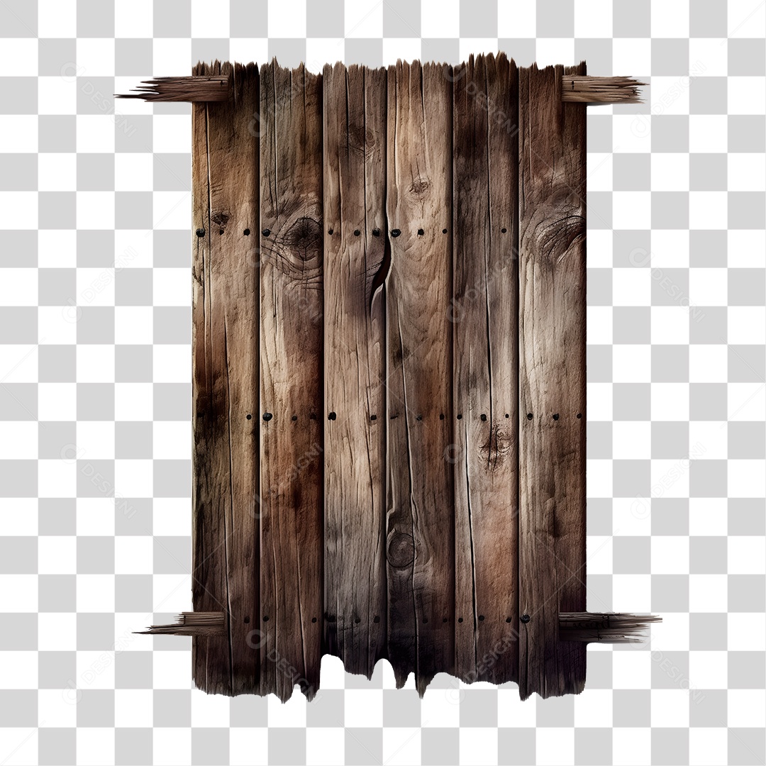 Elemento 3D Placa De Madeira De São João Para Composição PNG Transparente