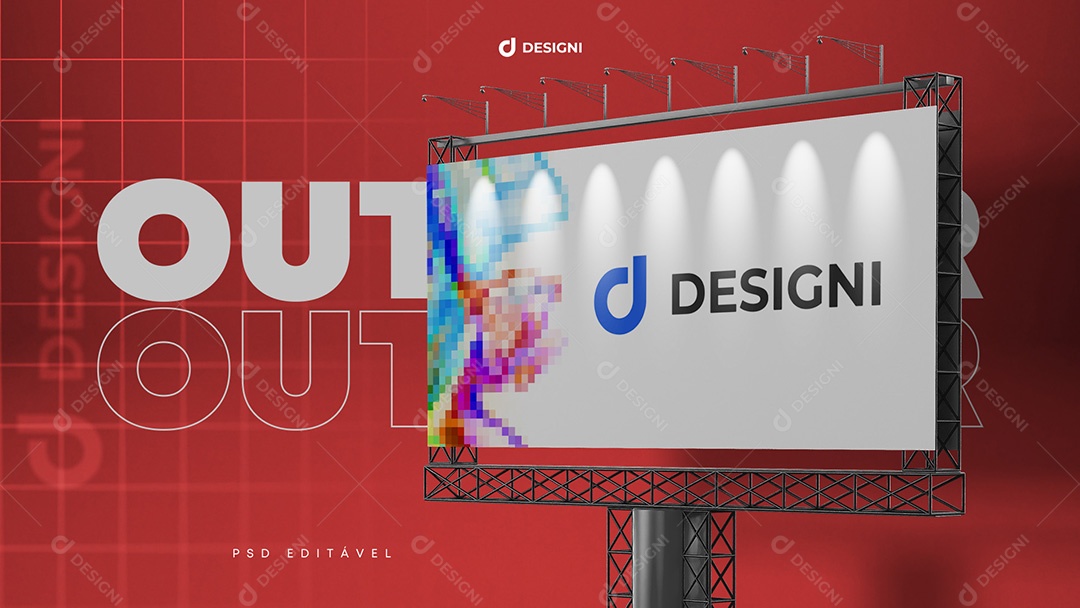 Mockup De Outdoor PSD Editável