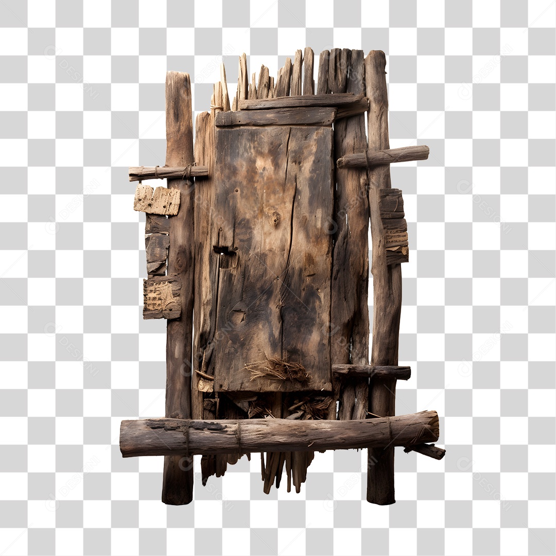Elemento 3D Placa De Madeira De São João Para Composição PNG Transparente