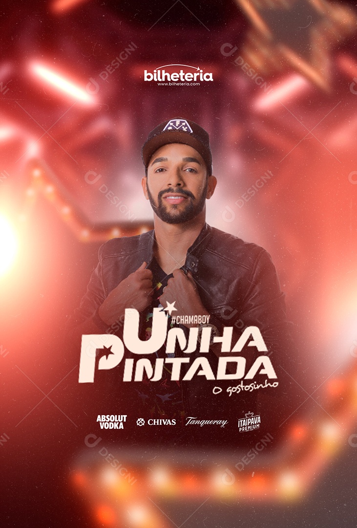 Social Media #Chamaboy Flyer Unha Pintada Social Media PSD Editável