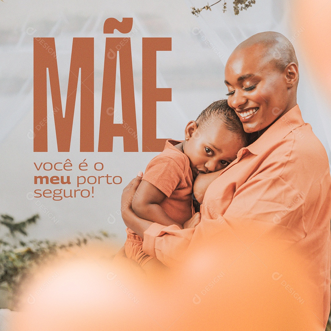 Social Media Dia Das Mães Você E Meu Porto Seguro PSD Editavel