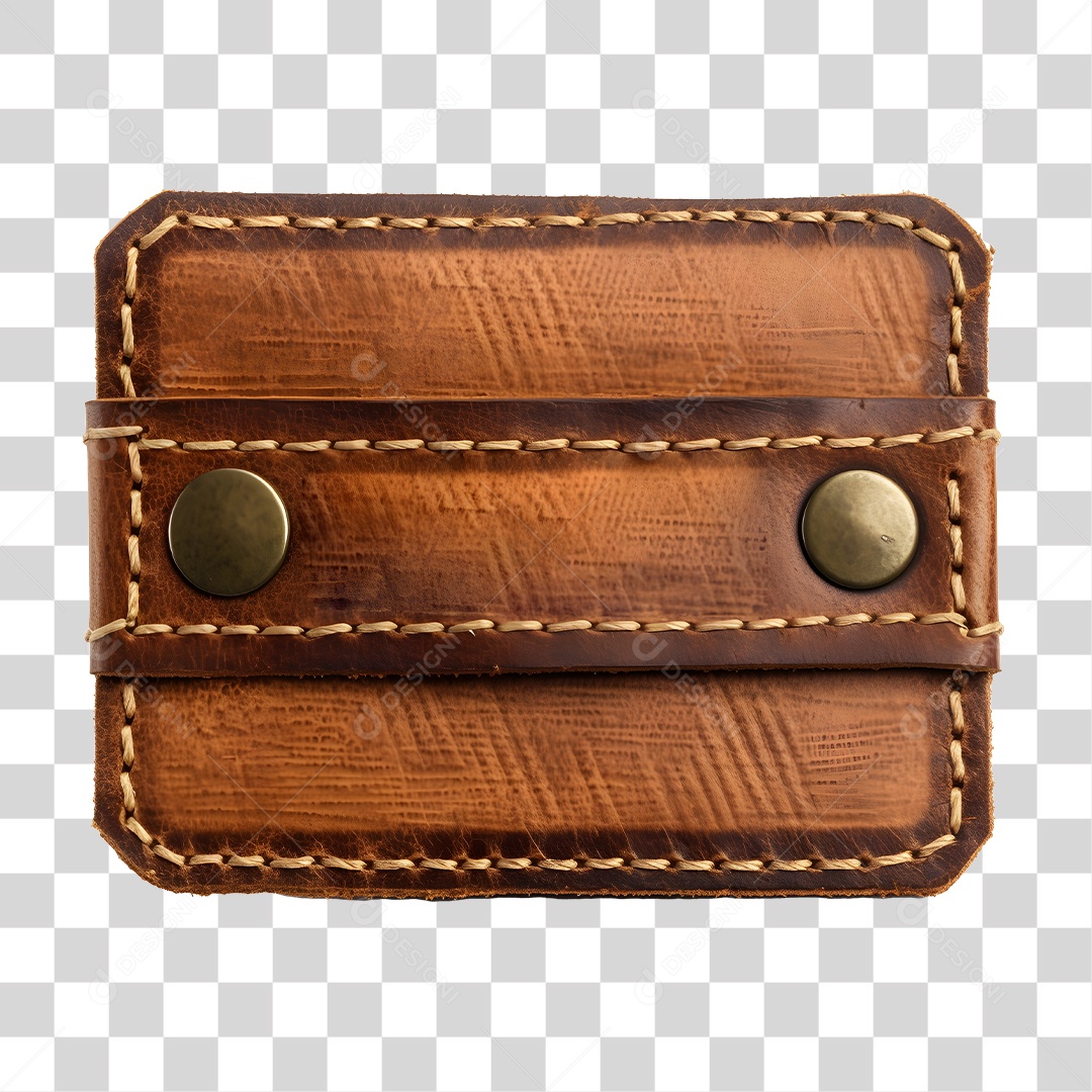 Elemento 3D Carteira De Couro De São João Para Composição PNG Transparente