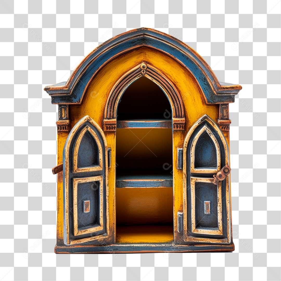 Elemento 3D Para Composição Capela de São João PNG Transparente